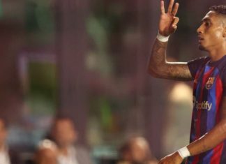 Barcelona luan “tenis” ndaj Inter Miami, Raphinha madhështor (VIDEO)