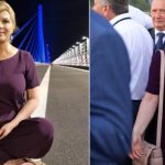 Askush rreth saj, ish-presidentja e Kroacisë del e vetme për shëtitje në urën e re në Kroaci