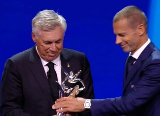 Carlo Ancelotti shpallet trajneri më i mirë nga UEFA