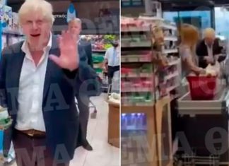 Boris Johnson nis pushimet në Greqi, dalin videot duke bërë pazar në supermarket (VIDEO)