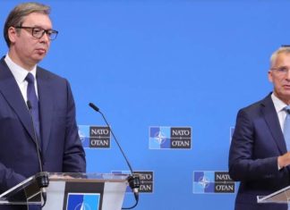 Stoltenberg pas takimit me Vuçiqin: KFOR-i i gatshëm të intervenojë nëse rrezikohet siguria