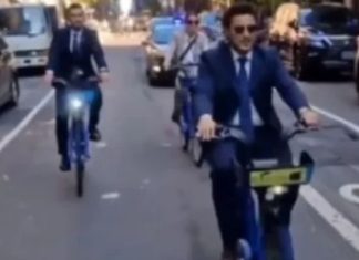 Video hit: Abazoviç, me biçikletë në Asamblenë e Përgjithshme të OKB-së