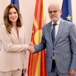 Takim lamtumirës i kryetarit të Kuvendit Xhaferi me ambasadoren Bërnz