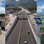 Hiqet trau i fundit, hapet zyrtarisht nënkalimi i autostradës Tiranë-Elbasan, Rama përshëndet me dorë shoferët (VIDEO)
