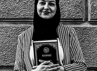 Fotografuar nga Ben Blushi në Kiev: kush është kjo ukrainase e mbuluar