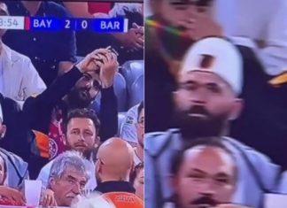 Përballja Bayern-Barça, një tifoz me qeleshe në kokë i pranishëm në “Allianz Arena” (VIDEO)
