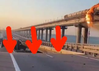 Dalin pamjet, si u hodh në erë ura që lidh Krimenë me Rusinë, panik në gadishull (VIDEO)