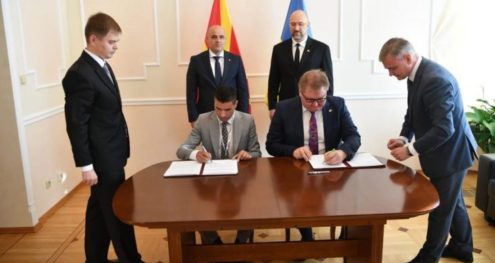 Info Shqip: U nënshkrua marrëveshje mes Maqedonisë së Veriut dhe Ukrainës për tregti të lirë
