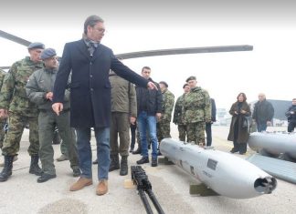 Serbia miraton rezolutë që një e pesta e armëve dhe pajisjeve ushtarake të prodhuara në Serbi duhet të mbetet në vend