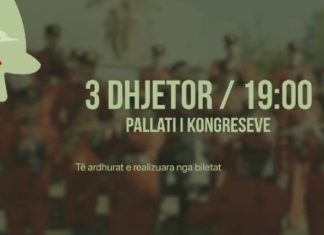 110-vjetori i Pavarësisë, bandat e ushtrive të Shqipërisë, Kosovës, vendeve të NATO-s dhe SHBA koncert bamirësie për Ukrainën, në Tiranë