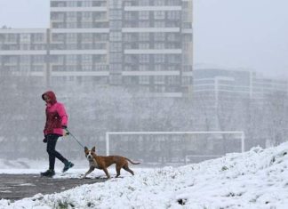 Rënie drastike e temperaturave dhe borë, vështirësohet situata në këtë shtet të Europës