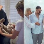 Lot dhe emocione, Einxhel tregon momentin kur i tha prindërve të Dagz se do të bëhen gjyshër (VIDEO)