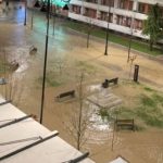 Vërshime në Pejë, “korza” shndërrohet në ‘lum’