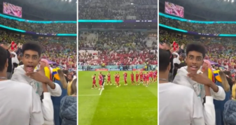 Info Shqip: Shqiponja dykrenare në Kupën e Botës, tifozi nga Katari provokon lojtarët serbë pas humbjes nga Brazili