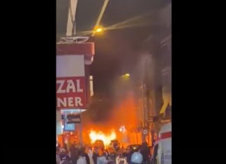 Një tjetër shpërthim në zemër të Stambollit? Makina shpërthen në flakë (VIDEO)