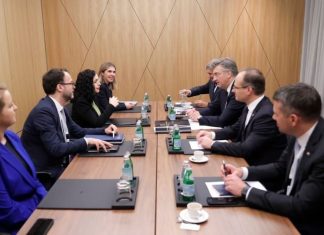 Osmani takon kryeministrin kroat, flasin për zhvillimet e sigurisë dhe aplikimin e Kosovës në BE