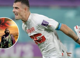“Tërboi” serbët me fanellën e “Jasharit” pas ndeshjes, reagon Granit Xhaka