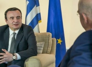 Mëngjesin e së shtunës kryeministri i Kosovës, Albin Kurti, ka marrë telefonatë nga ministri i Jashtëm grek, Dendias