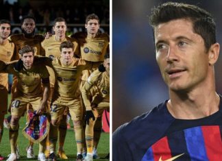 Lewandowski është lodhur duke luajtur me një nga lojtarët e Barçës