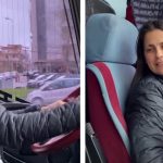 Vajza e re shqiptare punon si shofere në linjat ndërkombëtare: Nuk lodhem jam krenare