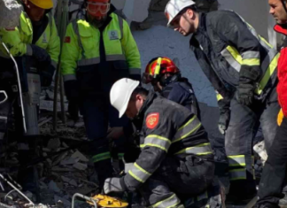 Ekipi nga Maqedonia shpëton një grua 38 vjeçare nga rrënojat në Turqi