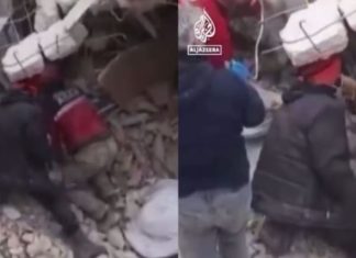 Ndërtesa zë poshtë ekipin e shpëtimit në Turqi, anëtari shpëton mrekullisht (VIDEO)