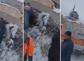 Dëgjohej një zë fëmije nën rrënoja, por pjesëtarët turk lënë misionin, shkojnë për ta shpëtuar familjarin e një qeveritari