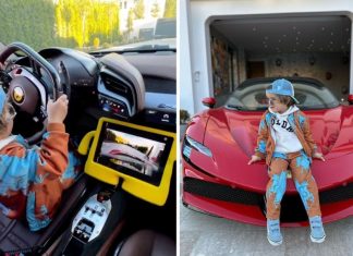 3-vjeçar parkon ferrarrin 500.000$ të prindërve të tij (VIDEO)