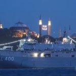 Pamje: Ankorimi i luftanijes më të madhe turke në brigjet e Stambollit