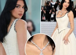 Dua Lipa shkëlqen në Met Gala 2023, bën histori me gjerdanin 100 karatësh, i cili kap vlerën për mbi 30 milionë dollarë