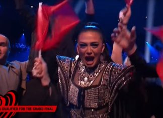 Albina dhe familja Kelmendi në finale të Eurovisionit