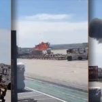 Video-shok: Rrëzimi i një luftëtari spanjoll F-18 në Zaragoza