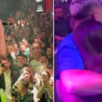 Koncerti i parë pas daljes, Luizi ngjit Kiarën në skenë