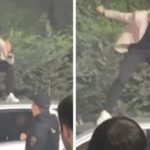 Ia tregoi gishtin e mesit policit, maturanti nga Shkupi do të ftohet në stacion policor (VIDEO)