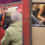 Frika nga një alarm prej zjarri, pasagjerët në Londër thyejnë xhamat e trenit për të shpëtuar (VIDEO)