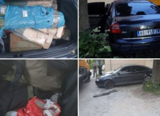Kjo është Audia me targa serbe që po barte municion në Zveçan