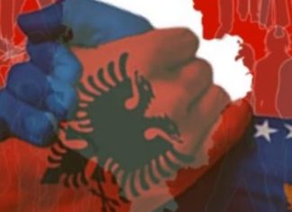 “Kosova është Shqipëri”, grekët kërcënojnë autorët që futën pankartën në stadium, një javë më parë mbyllën gojën përballë nacionalizmit serb