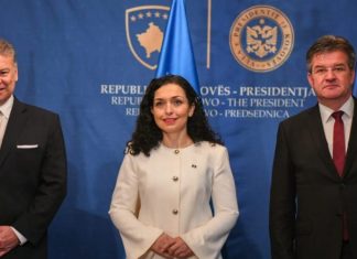Osmani pas takimit me Lajçak dhe Escobar: Zgjedhjet në veri mund të organizohen në përputhje me kushtetutën