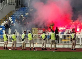 Tifozët e Rumunë me thirrje “Kosova është Serbi”, u larguan nga stadiumi “Fadil Vokrri’’