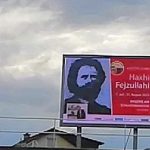 Fotografia e komandantit Adem Jashari vendoset neper billborde në Austri