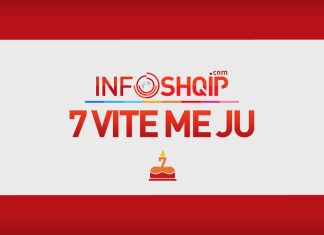 Sot #InfoShqip feston 7 vjetorin e themelimit.