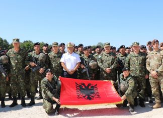 Një kontingjent tjetër nga Shqipëria i bashkohet misionit të KFOR-it në Kosovë