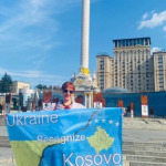 Gazetarja ukrainase kërkon njohjen e Kosovës nga Ukraina në mes të Kievit