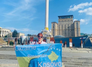 Gazetarja ukrainase kërkon njohjen e Kosovës nga Ukraina në mes të Kievit