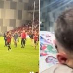 Prekëse! Ardian Ismajli sheh nënën në stadium dhe e puth me mall pas fitores