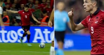 Info Shqip: Jasir Asani “çmend” Evropën, UEFA shpall golin e futbollistit kuq e zi më të bukurin e raundit