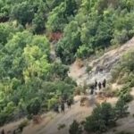 Pamje ekskluzive e terroristëve serbë gjatë ikjes nga Manastiri i Banjskës