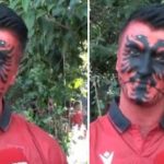 Nga Struga për të ndjekur Shqipërinë, tifozi i veçantë: Kombëtarja na bën të harrojmë hallet, 3 orë për të vizatuar flamurin