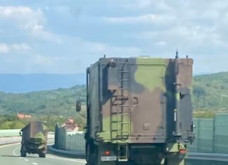 Çfarë po ndodh? Vërehet lëvizja e një kolone ushtarake në jug të Serbisë