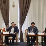 Limani krah zv.shefit të misionit të SHBA-ve Eric Meyer në tribunën e EUROTHINK